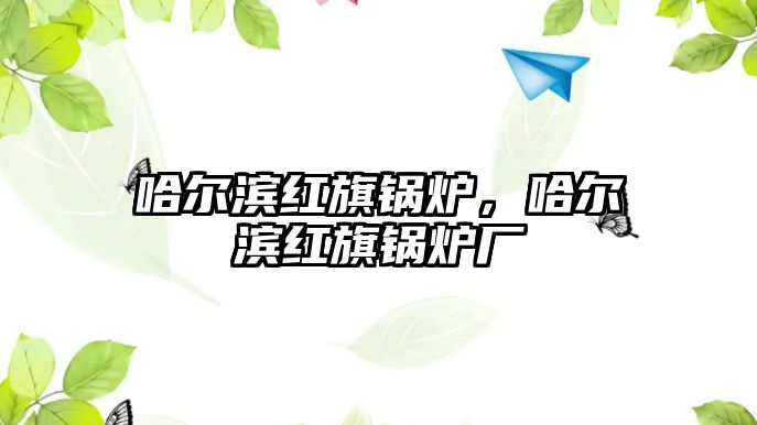 哈爾濱紅旗鍋爐，哈爾濱紅旗鍋爐廠