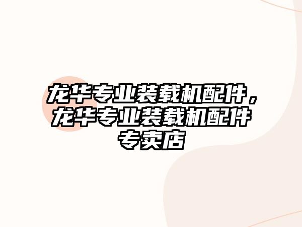 龍華專業(yè)裝載機配件，龍華專業(yè)裝載機配件專賣店
