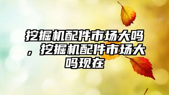 挖掘機(jī)配件市場(chǎng)大嗎，挖掘機(jī)配件市場(chǎng)大嗎現(xiàn)在