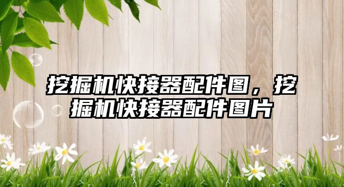 挖掘機(jī)快接器配件圖，挖掘機(jī)快接器配件圖片