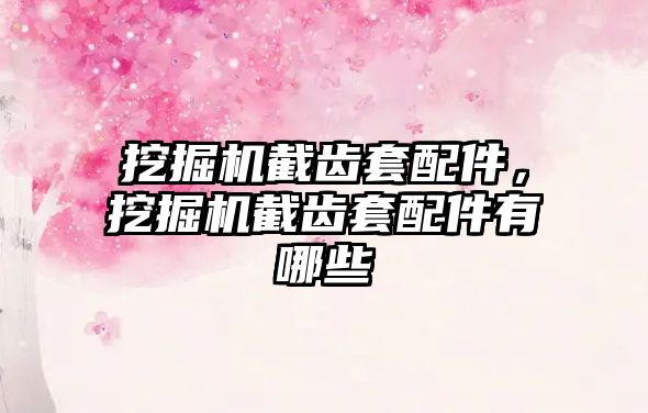 挖掘機截齒套配件，挖掘機截齒套配件有哪些
