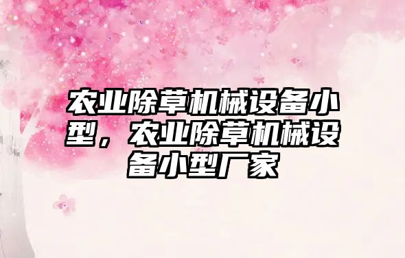農(nóng)業(yè)除草機(jī)械設(shè)備小型，農(nóng)業(yè)除草機(jī)械設(shè)備小型廠家