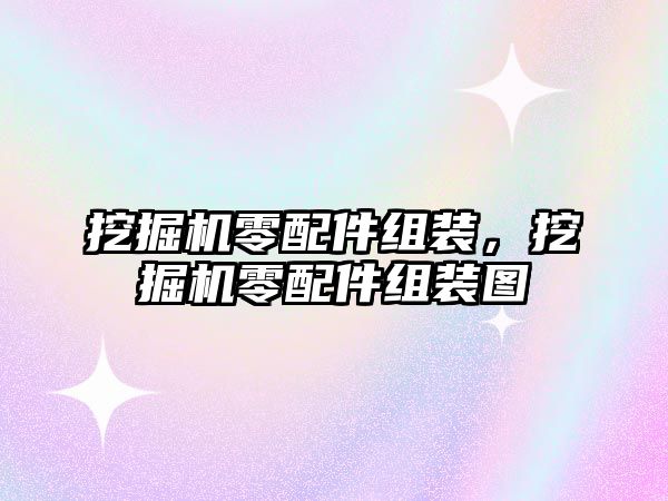 挖掘機(jī)零配件組裝，挖掘機(jī)零配件組裝圖