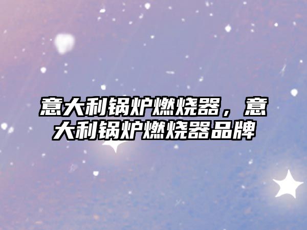 意大利鍋爐燃燒器，意大利鍋爐燃燒器品牌
