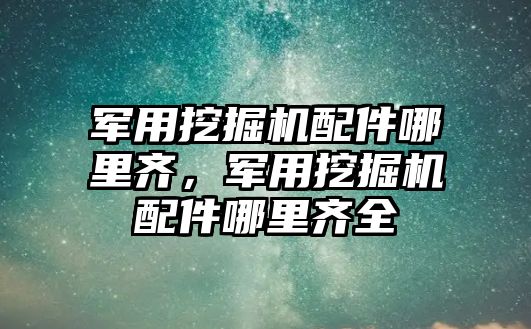 軍用挖掘機(jī)配件哪里齊，軍用挖掘機(jī)配件哪里齊全