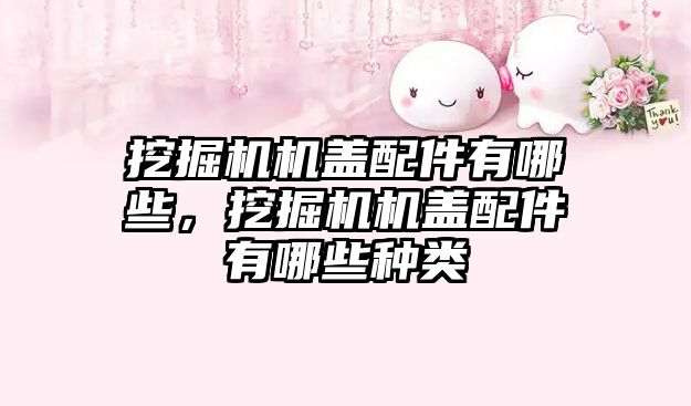 挖掘機機蓋配件有哪些，挖掘機機蓋配件有哪些種類