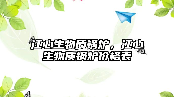 江心生物質(zhì)鍋爐，江心生物質(zhì)鍋爐價格表