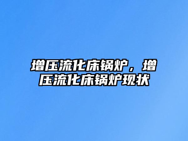 增壓流化床鍋爐，增壓流化床鍋爐現(xiàn)狀