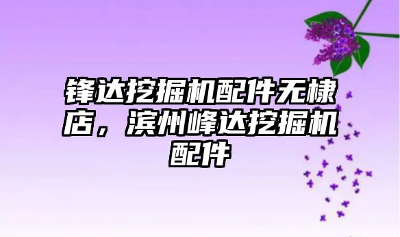 鋒達(dá)挖掘機(jī)配件無棣店，濱州峰達(dá)挖掘機(jī)配件
