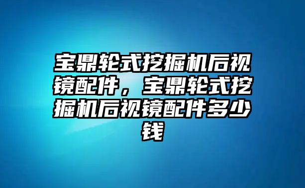 寶鼎輪式挖掘機(jī)后視鏡配件，寶鼎輪式挖掘機(jī)后視鏡配件多少錢