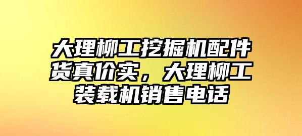 大理柳工挖掘機(jī)配件貨真價(jià)實(shí)，大理柳工裝載機(jī)銷(xiāo)售電話