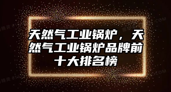 天然氣工業(yè)鍋爐，天然氣工業(yè)鍋爐品牌前十大排名榜
