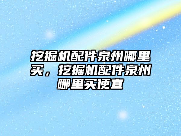 挖掘機配件泉州哪里買，挖掘機配件泉州哪里買便宜