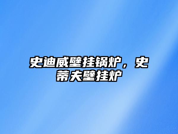 史迪威壁掛鍋爐，史蒂夫壁掛爐
