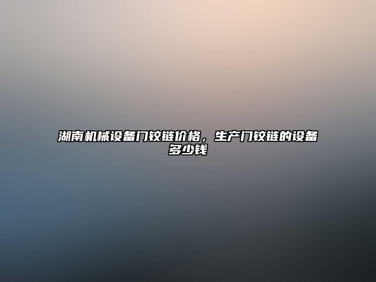 湖南機械設(shè)備門鉸鏈價格，生產(chǎn)門鉸鏈的設(shè)備多少錢