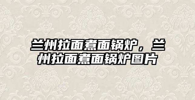 蘭州拉面煮面鍋爐，蘭州拉面煮面鍋爐圖片