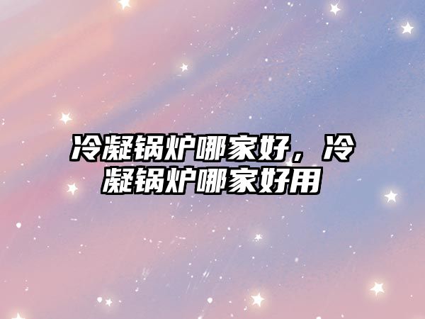 冷凝鍋爐哪家好，冷凝鍋爐哪家好用
