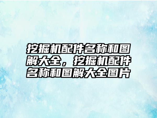 挖掘機(jī)配件名稱和圖解大全，挖掘機(jī)配件名稱和圖解大全圖片