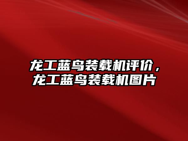 龍工藍(lán)鳥裝載機(jī)評價，龍工藍(lán)鳥裝載機(jī)圖片