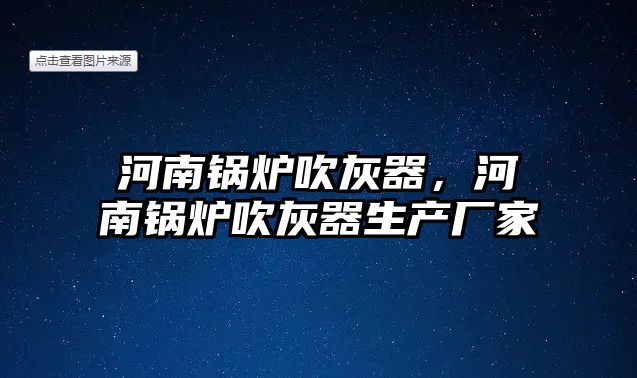 河南鍋爐吹灰器，河南鍋爐吹灰器生產(chǎn)廠家