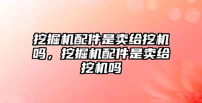 挖掘機(jī)配件是賣給挖機(jī)嗎，挖掘機(jī)配件是賣給挖機(jī)嗎