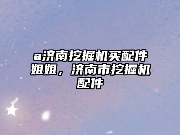 a濟(jì)南挖掘機(jī)買配件姐姐，濟(jì)南市挖掘機(jī)配件