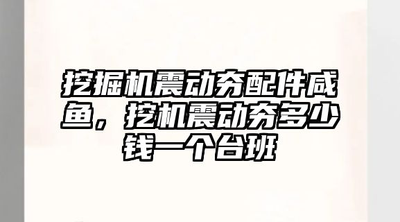 挖掘機(jī)震動(dòng)夯配件咸魚，挖機(jī)震動(dòng)夯多少錢一個(gè)臺(tái)班