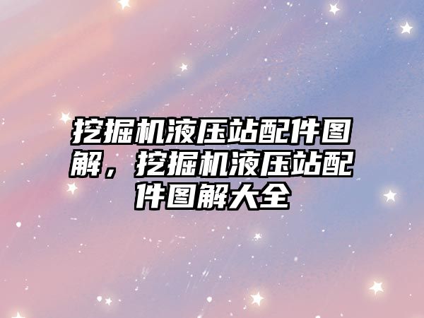 挖掘機(jī)液壓站配件圖解，挖掘機(jī)液壓站配件圖解大全