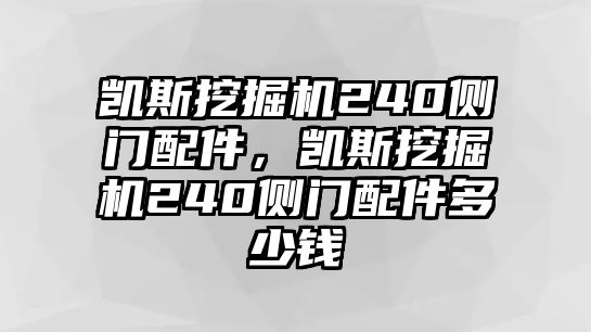 凱斯挖掘機240側(cè)門配件，凱斯挖掘機240側(cè)門配件多少錢