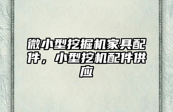 微小型挖掘機家具配件，小型挖機配件供應(yīng)