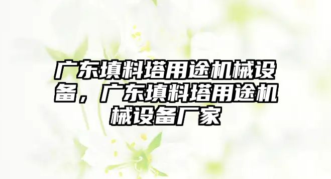 廣東填料塔用途機械設備，廣東填料塔用途機械設備廠家