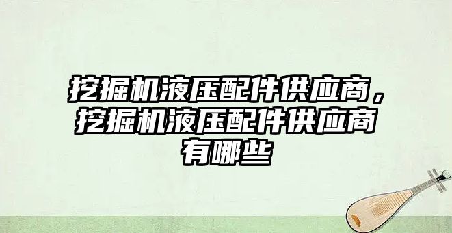 挖掘機(jī)液壓配件供應(yīng)商，挖掘機(jī)液壓配件供應(yīng)商有哪些
