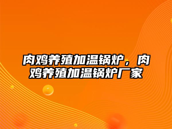 肉雞養(yǎng)殖加溫鍋爐，肉雞養(yǎng)殖加溫鍋爐廠家