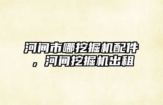 河間市哪挖掘機(jī)配件，河間挖掘機(jī)出租