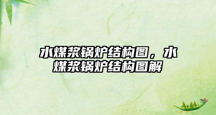 水煤漿鍋爐結(jié)構(gòu)圖，水煤漿鍋爐結(jié)構(gòu)圖解