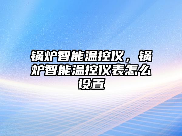鍋爐智能溫控儀，鍋爐智能溫控儀表怎么設(shè)置