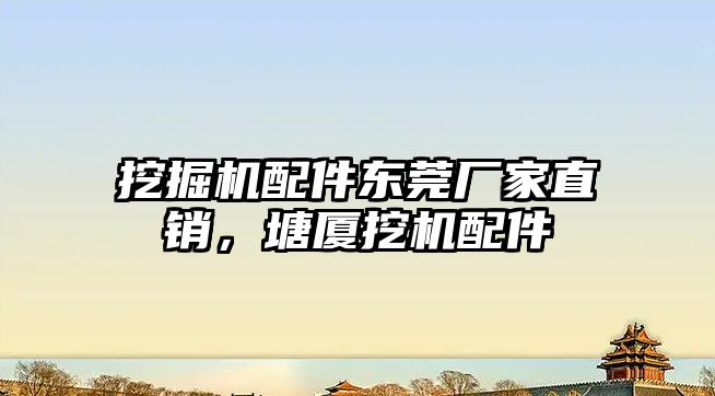 挖掘機(jī)配件東莞廠家直銷(xiāo)，塘廈挖機(jī)配件