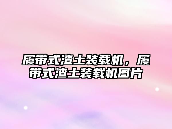 履帶式渣土裝載機，履帶式渣土裝載機圖片