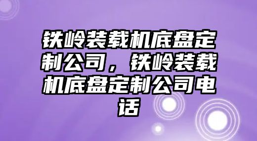 鐵嶺裝載機(jī)底盤定制公司，鐵嶺裝載機(jī)底盤定制公司電話