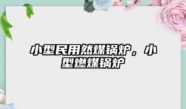 小型民用然煤鍋爐，小型燃煤鍋爐