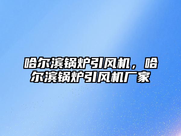 哈爾濱鍋爐引風(fēng)機，哈爾濱鍋爐引風(fēng)機廠家