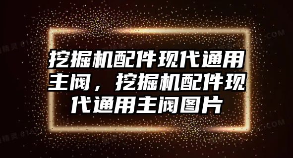 挖掘機配件現(xiàn)代通用主閥，挖掘機配件現(xiàn)代通用主閥圖片