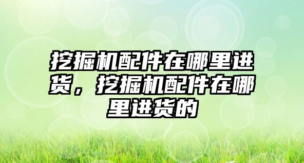 挖掘機配件在哪里進貨，挖掘機配件在哪里進貨的