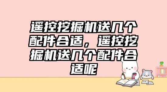 遙控挖掘機送幾個配件合適，遙控挖掘機送幾個配件合適呢