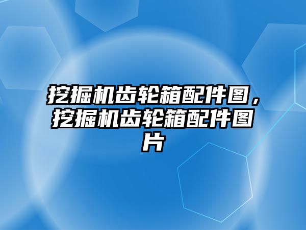挖掘機(jī)齒輪箱配件圖，挖掘機(jī)齒輪箱配件圖片