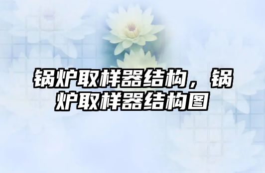 鍋爐取樣器結(jié)構(gòu)，鍋爐取樣器結(jié)構(gòu)圖