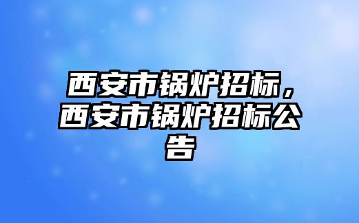 西安市鍋爐招標，西安市鍋爐招標公告