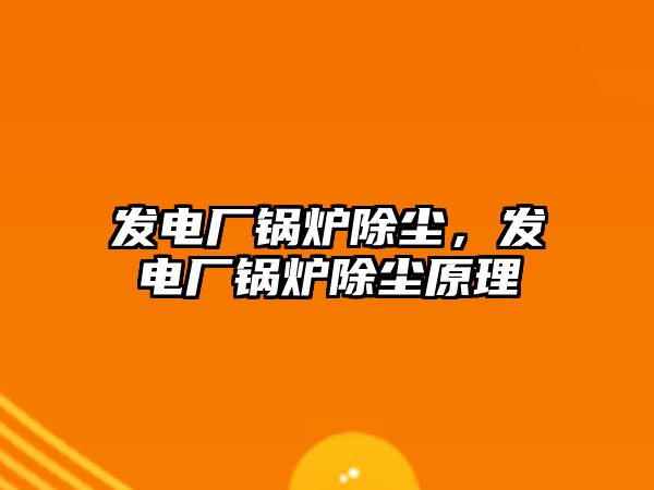 發(fā)電廠鍋爐除塵，發(fā)電廠鍋爐除塵原理