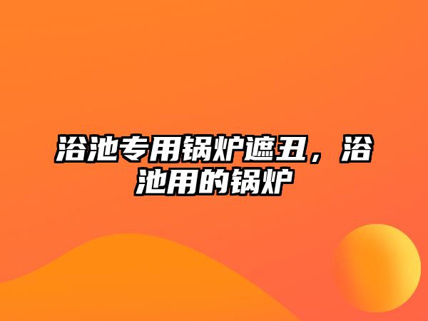 浴池專用鍋爐遮丑，浴池用的鍋爐