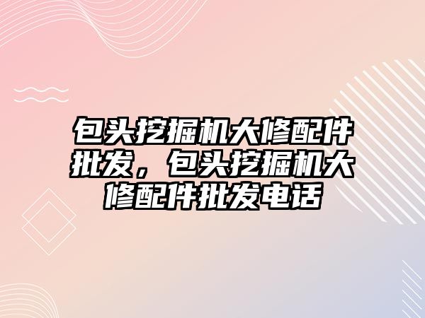 包頭挖掘機大修配件批發(fā)，包頭挖掘機大修配件批發(fā)電話